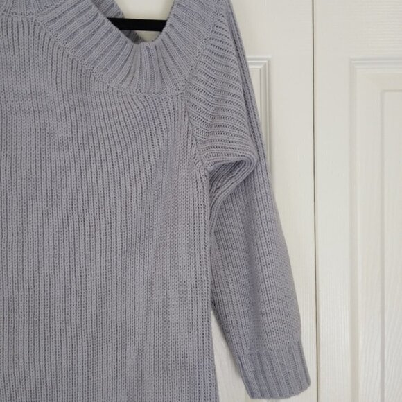 Tobi Cold Shoulder Half Thought Sweater Dress - Picture 14 of 15